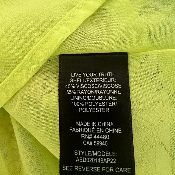 Revolve X AFRM Spring Lime Bouquet Floral Dolly Off The Shoulder Mini Dress | M - Picture 8 of 16